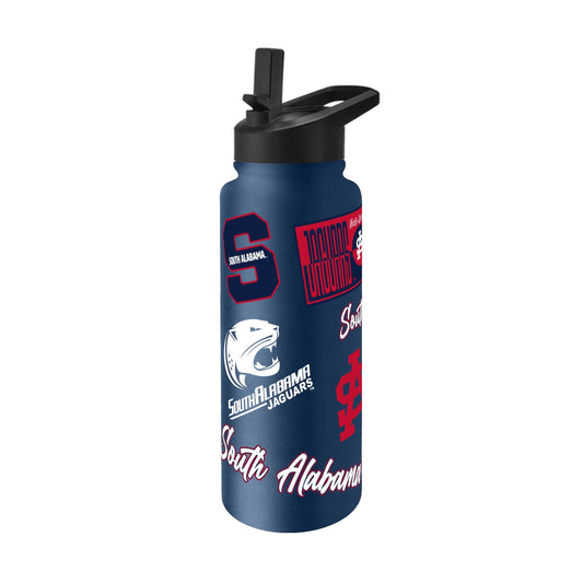 South Alabama 34oz Dreamweave Quencher Bottle - Logo Brands - Flyclothing LLC