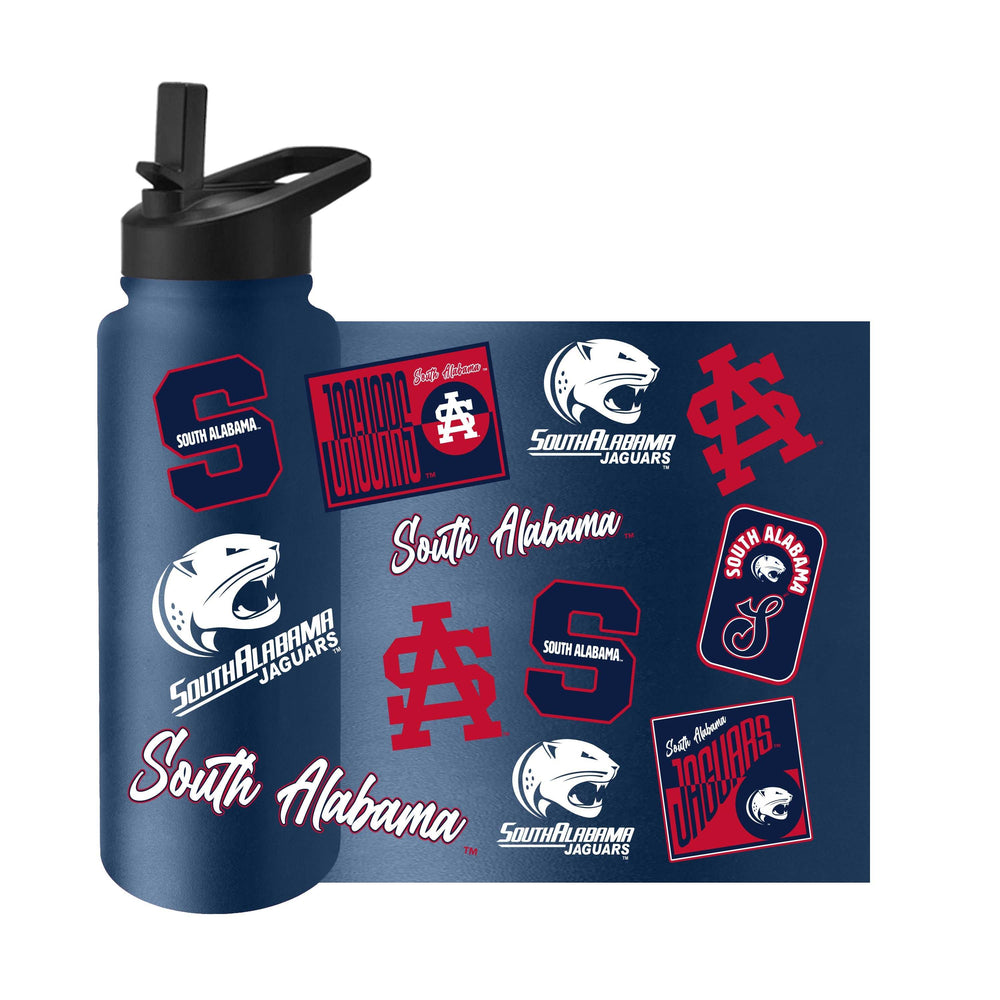 South Alabama 34oz Dreamweave Quencher Bottle - Logo Brands - Flyclothing LLC