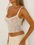 Frill Bow Lace Cami - Trendsi - Flyclothing LLC