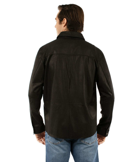 Scully Leather 100% Leather Black Men's Jacket - Scully Leather - Flyclothing LLC