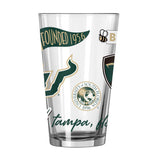 South Florida 16oz Native Pint Glass - Logo Brands - Flyclothing LLC