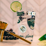 South Florida 16oz Native Pint Glass - Logo Brands - Flyclothing LLC