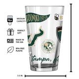South Florida 16oz Native Pint Glass - Logo Brands - Flyclothing LLC