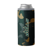 University of South Florida 12oz Camo Swagger Slim Can Coolie - Logo Brands - Flyclothing LLC
