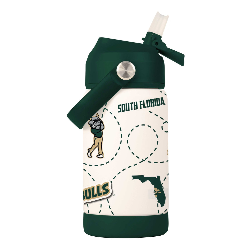 South Florida 12oz Mascot SS Kids Bottle - Logo Brands - Flyclothing LLC