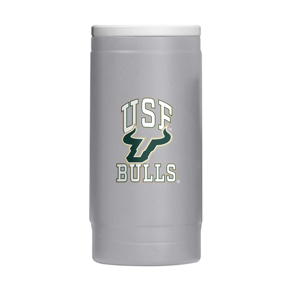 South Florida 12oz Athletic Powdercoat SlimCan Coolie - Logo Brands - Flyclothing LLC