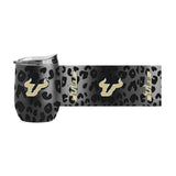 South Florida Leopard 16oz Black Powdercoat Curved Beverage - Logo Brands - Flyclothing LLC