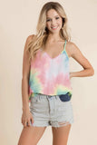 BiBi Tie Dye French Terry Knit Cami - Trendsi - Flyclothing LLC