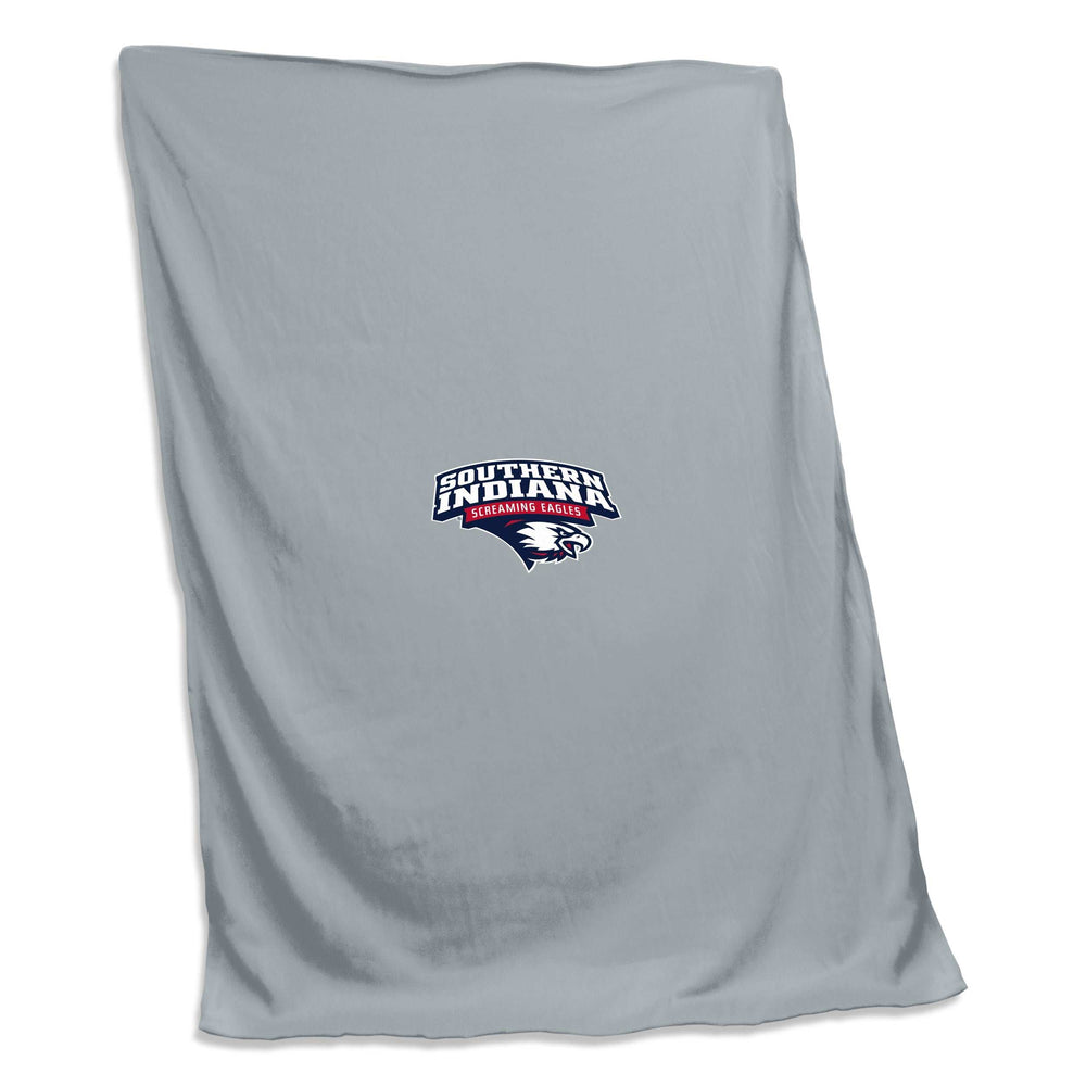 Southern Indiana Gray Screened Sweatshirt Blanket - Logo Brands - Flyclothing LLC