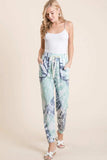 BiBi Tie Dye French Terry Casual Sweat Pants - Trendsi - Flyclothing LLC
