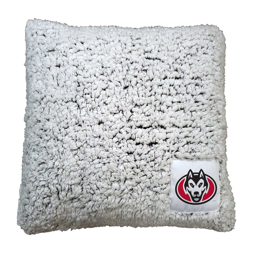 St. Cloud State Frosty Throw Pillow - Logo Brands - Flyclothing LLC
