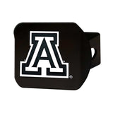 Arizona Wildcats Black Metal Hitch Cover with Metal Chrome 3D Emblem - Arizona - Flyclothing LLC