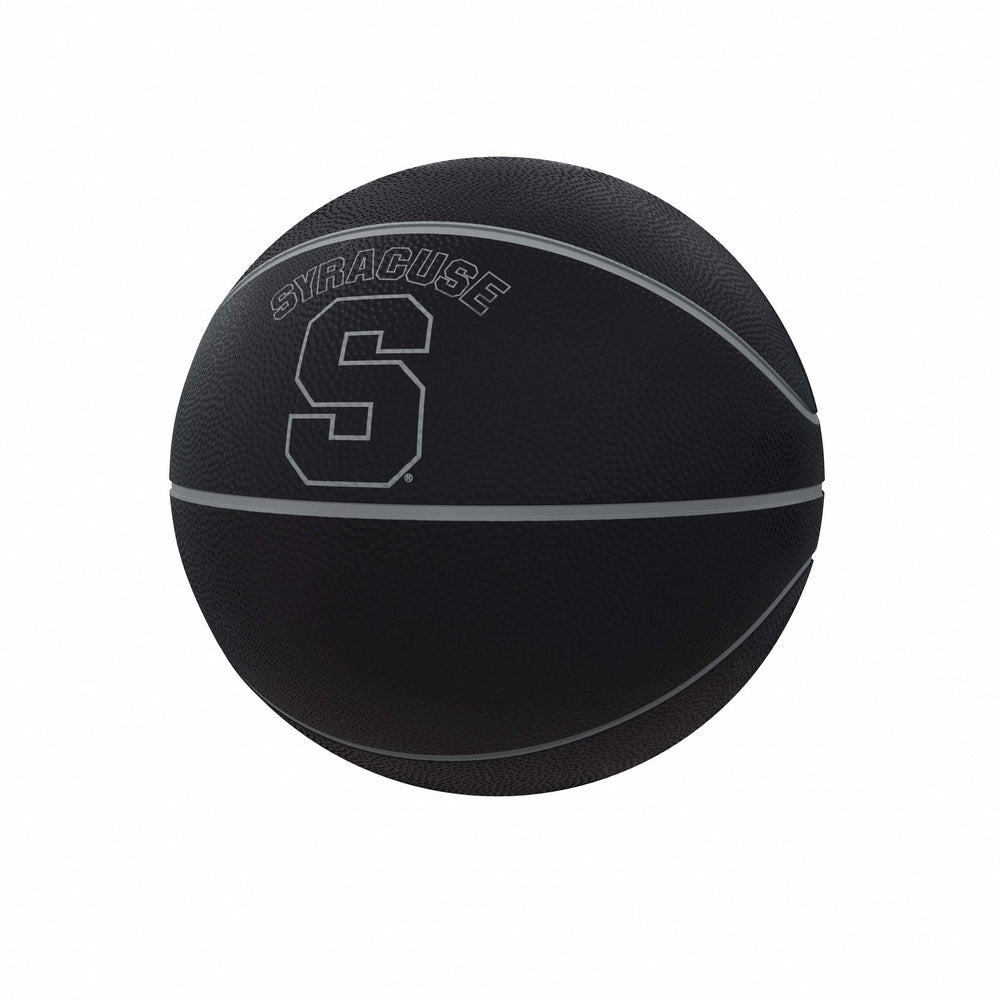 Syracuse Blackout Full-Size Composite Basketball - Logo Brands - Flyclothing LLC