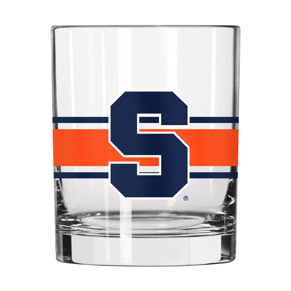 Syracuse 14oz Stripe Rocks Glass - Logo Brands - Flyclothing LLC