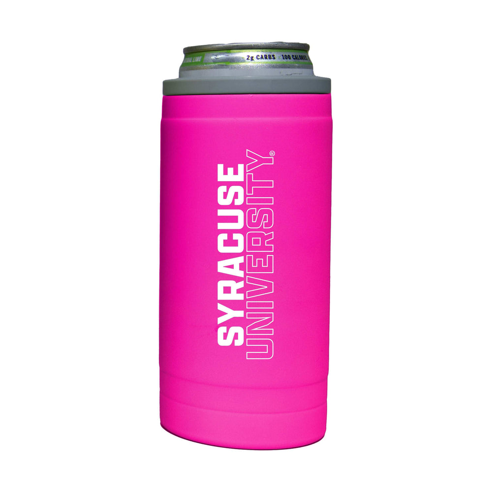 Syracuse 12oz Electric Stacked Soft Touch Slim Coolie - Logo Brands - Flyclothing LLC