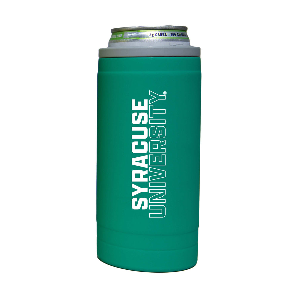 Syracuse 12oz Optic Stacked Soft Touch Slim Coolie - Logo Brands - Flyclothing LLC