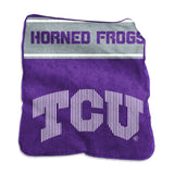 TCU 60x80 Raschel Blanket - Logo Brands - Flyclothing LLC