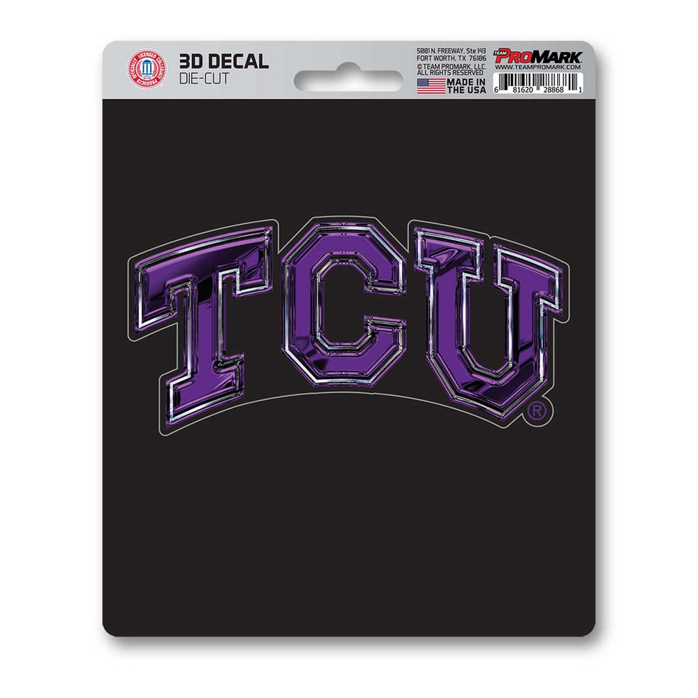 Texas Christian University 3D Decal - Logo Brands - Flyclothing LLC