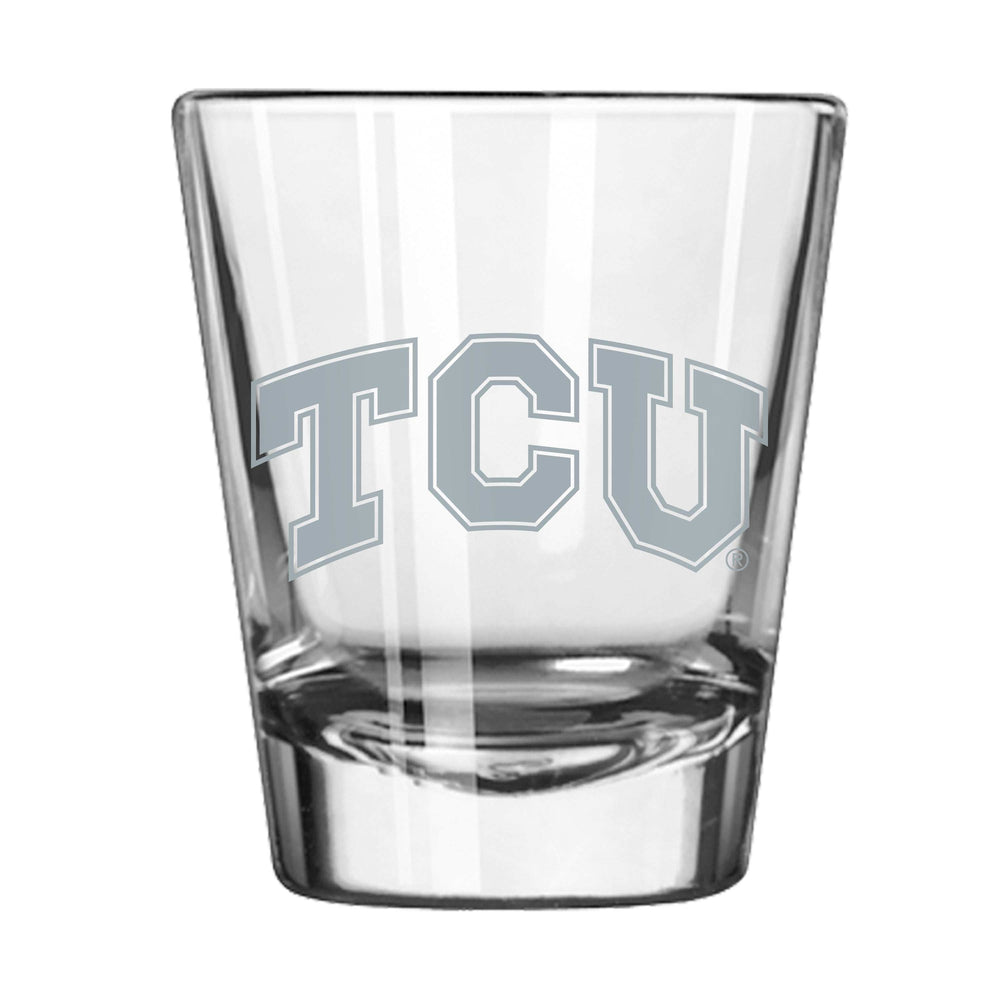 TCU 2oz Frost Shot Glass - Logo Brands - Flyclothing LLC