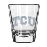 TCU 2oz Frost Shot Glass - Logo Brands - Flyclothing LLC