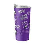 TCU 20oz Dreamweave Powder Coat Tumbler - Logo Brands - Flyclothing LLC