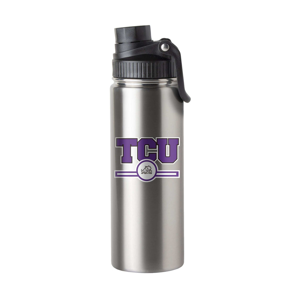 TCU 21oz Campus Colors Letterman Twist Top Bottle - Logo Brands - Flyclothing LLC