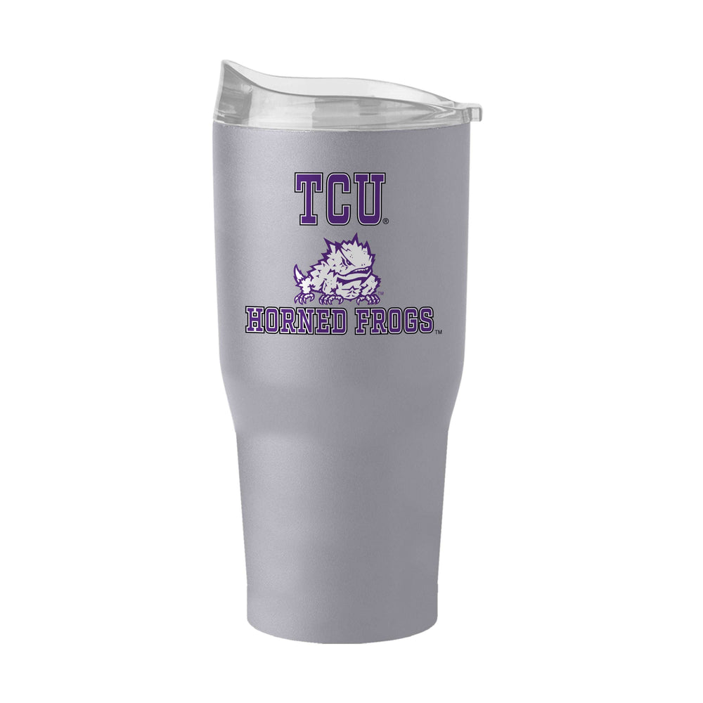 TCU 30oz Athletic Powder Coat Tumbler - Logo Brands - Flyclothing LLC