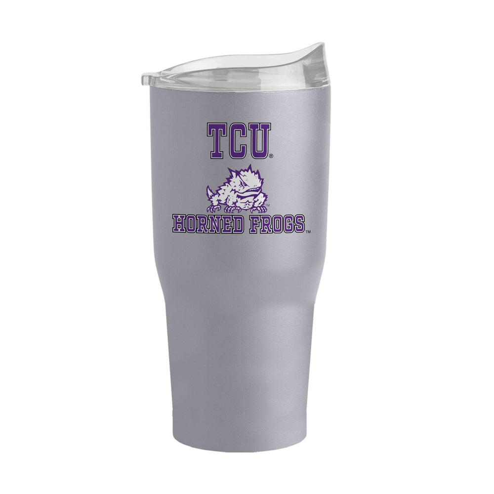 TCU 30oz Athletic Powder Coat Tumbler - Logo Brands - Flyclothing LLC