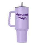 TCU 40oz Flipside Powder Coat Tumbler - Logo Brands - Flyclothing LLC
