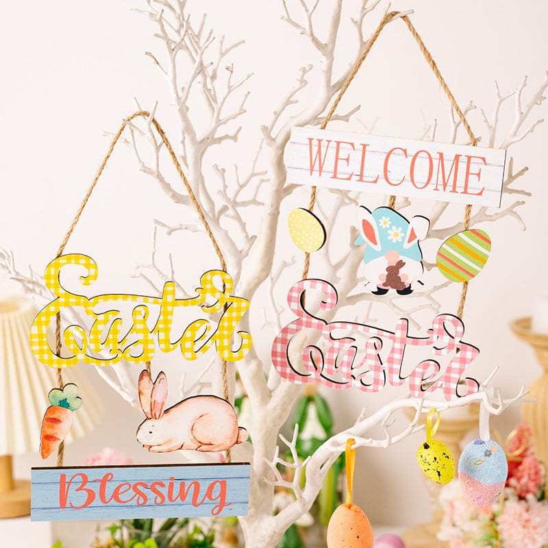 Easter Wooden Hanging Widget - Trendsi - Flyclothing LLC