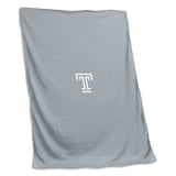 Temple Gray Sweatshirt Blanket (Screened) - Logo Brands - Flyclothing LLC