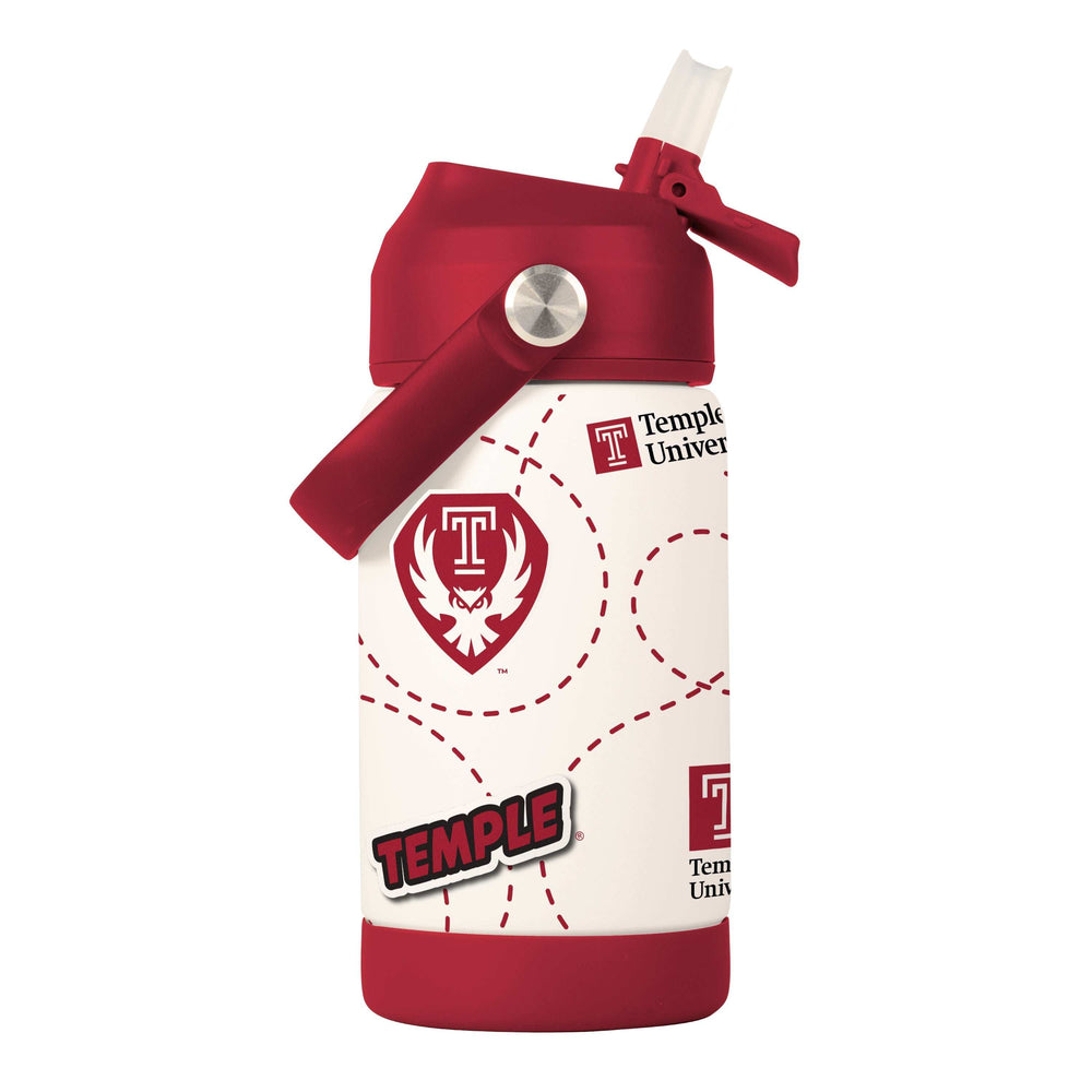 Temple 12oz Mascot SS Kids Bottle - Logo Brands - Flyclothing LLC