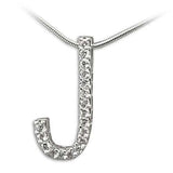 21610 - Rhodium Brass Pendant with AAA Grade CZ in Clear - Alamode - Flyclothing LLC
