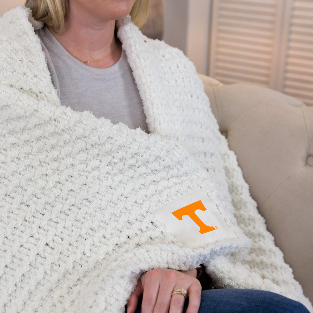 Tennessee Cable Knit Throw 50x60 - Logo Brands - Flyclothing LLC