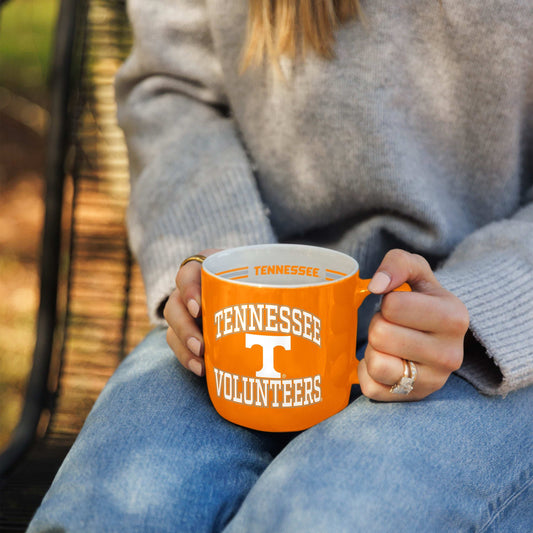 Tennessee 15oz Stripe Mug - Logo Brands - Flyclothing LLC