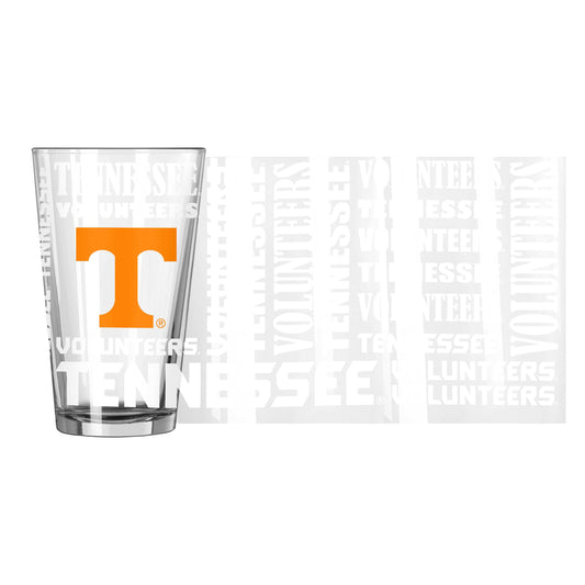 Tennessee 16oz Replay Pint Glass - Logo Brands - Flyclothing LLC