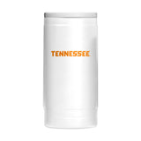 Tennessee 12oz White Flipside Powdercoat SlimCan Coolie - Logo Brands - Flyclothing LLC