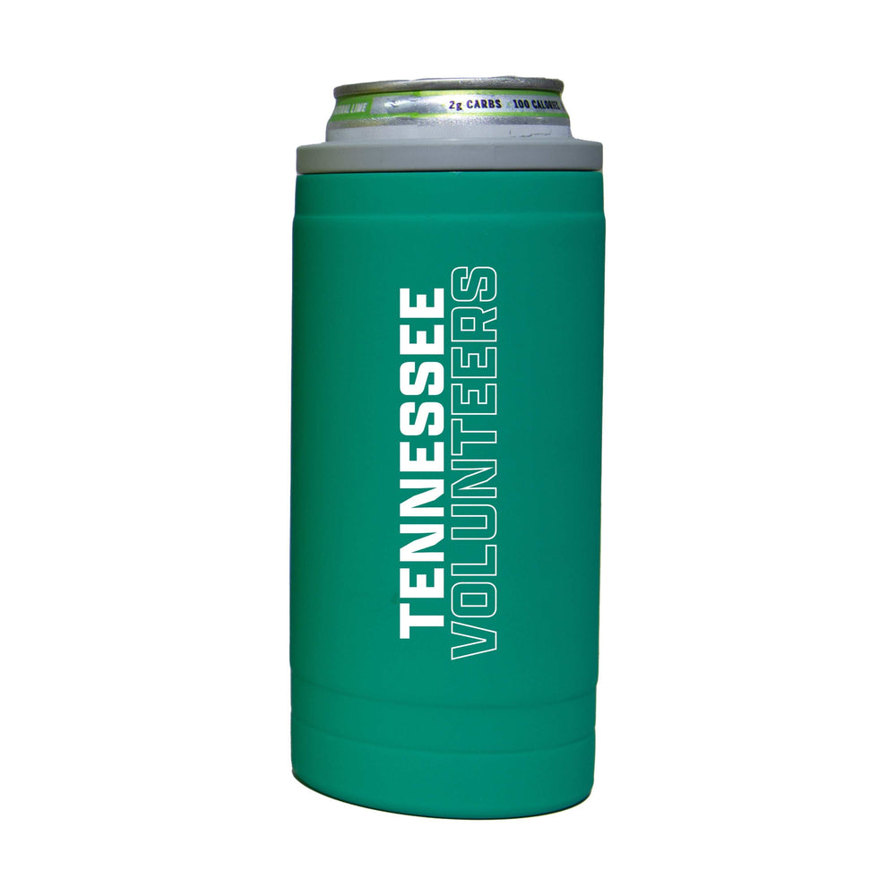 Tennessee 12oz Optic Stacked Soft Touch Slim Coolie - Logo Brands - Flyclothing LLC