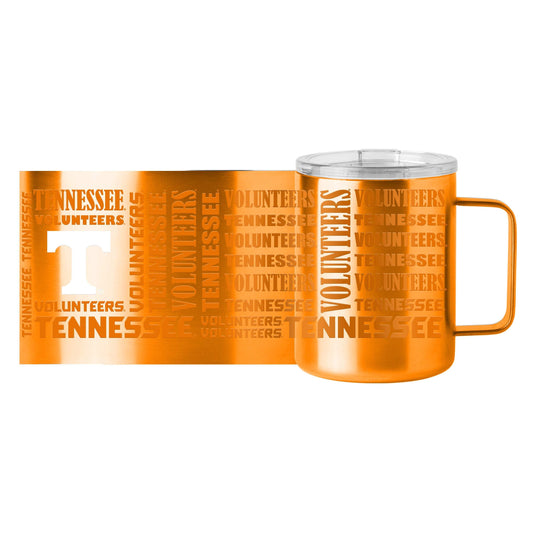 Tennessee 15oz Replay Stainless Steel Mug - Logo Brands - Flyclothing LLC