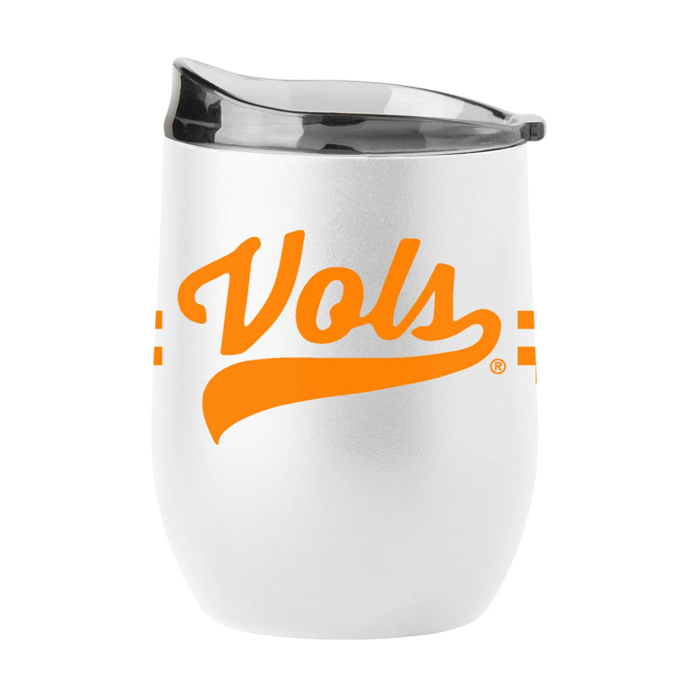 Tennessee Checkerboard Script 16oz Powder Coat Tumbler - Logo Brands - Flyclothing LLC