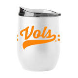Tennessee Checkerboard Script 16oz Powder Coat Tumbler - Logo Brands - Flyclothing LLC