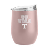 Tennessee 16oz Stencil Powder Coat Curved Beverage - Logo Brands - Flyclothing LLC