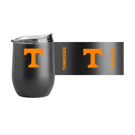 Tennessee 16oz Black Powder Coat Curved Beverage - Logo Brands - Flyclothing LLC