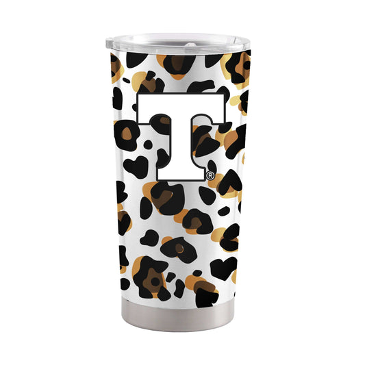 Tennessee 20oz Neutral Leopard Stainless Steel Tumbler - Logo Brands - Flyclothing LLC