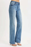 RISEN Full Size Tummy Control High Rise Straight Jeans Plus Size - Trendsi - Flyclothing LLC