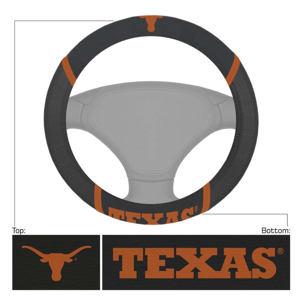 University of Texas Steering Wheel Cover - Logo Brands - Flyclothing LLC