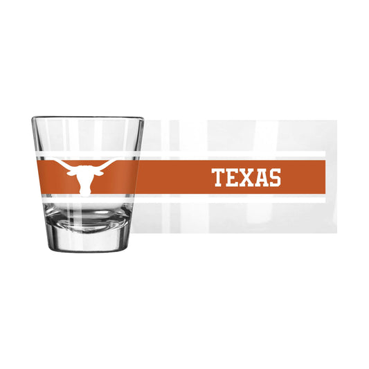 Texas 2oz Stripe Shot Glass - Logo Brands - Flyclothing LLC