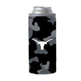 Texas Black Camo 12oz Slim Can Coolie - Logo Brands - Flyclothing LLC