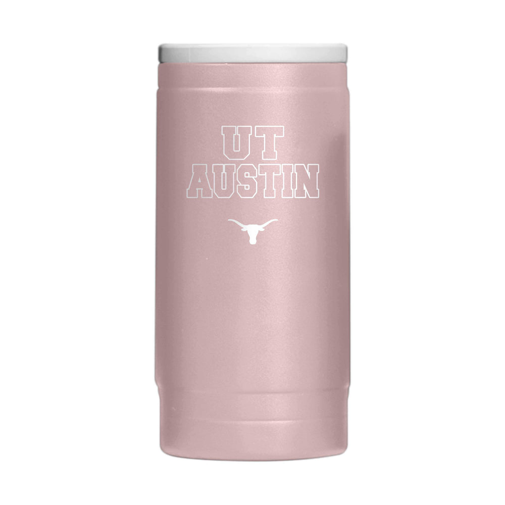 Texas 12oz Stencil Powder Coat Slim Can Coolie - Logo Brands - Flyclothing LLC
