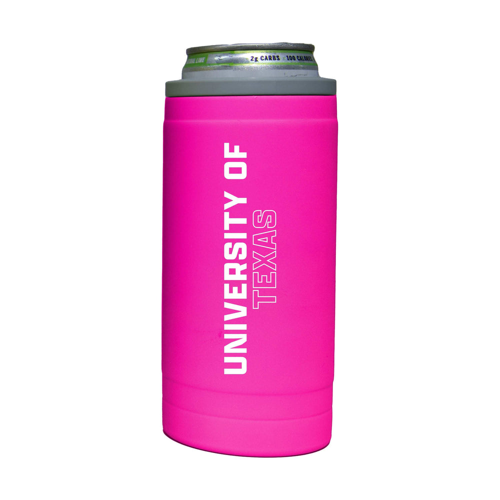 Texas 12oz Electric Stacked Soft Touch Slim Coolie - Logo Brands - Flyclothing LLC